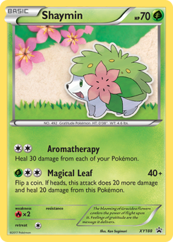 Shaymin, XY Black Star Promos #XY188, Pokémon TCG card