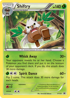 Shiftry, XY Black Star Promos #XY23, Pokémon TCG card