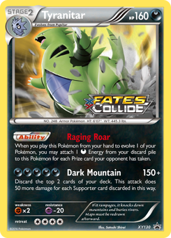 Tyranitar, XY Black Star Promos #XY130, Pokémon TCG card