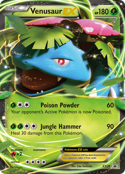 Venusaur-EX, XY Black Star Promos #XY28, Pokémon TCG card