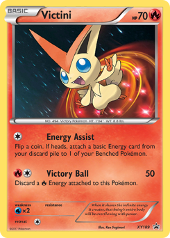 Victini, XY Black Star Promos #XY189, Pokémon TCG card