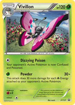 Vivillon, XY Black Star Promos #XY137, Pokémon TCG card