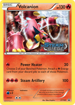 Volcanion, XY Black Star Promos #XY145, Pokémon TCG card