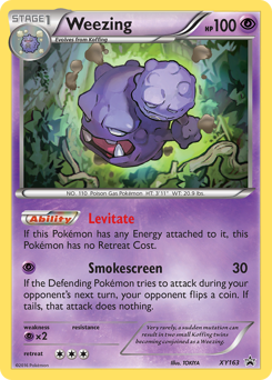Weezing, XY Black Star Promos #XY163, Pokémon TCG card