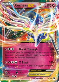 Xerneas-EX, XY Black Star Promos #XY07, Pokémon TCG card