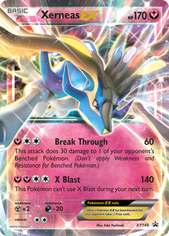 Xerneas-EX, XY Black Star Promos #XY149, Pokémon TCG card