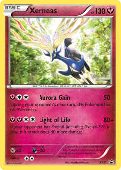 Xerneas, XY Black Star Promos #XY31, Pokémon TCG card
