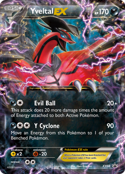 Yveltal-EX, XY Black Star Promos #XY08, Pokémon TCG card