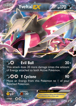 Yveltal-EX, XY Black Star Promos #XY150, Pokémon TCG card