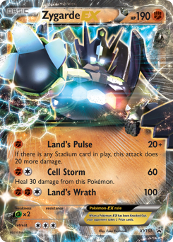 Zygarde-EX, XY Black Star Promos #XY151, Pokémon TCG card