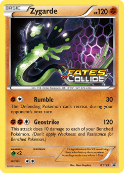Zygarde, XY Black Star Promos #XY129, Pokémon TCG card
