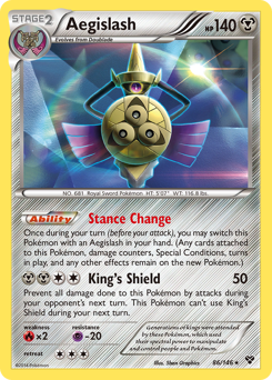 Aegislash, XY #86, Pokémon TCG card
