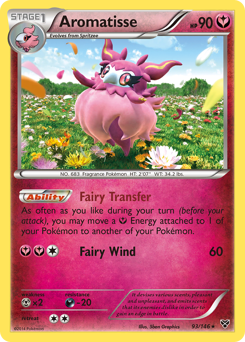 Aromatisse, XY #93, Pokémon TCG card
