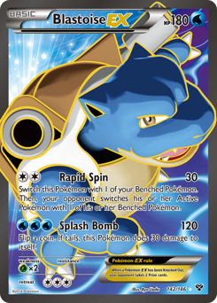 Blastoise-EX, XY #142, Pokémon TCG card