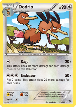 Dodrio, XY #99, Pokémon TCG card