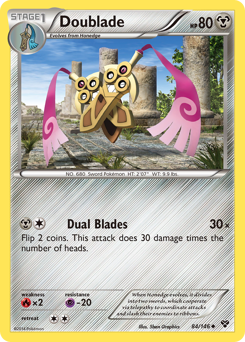 Doublade, XY #84, Pokémon TCG card