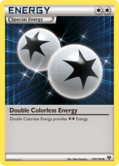 Double Colorless Energy, XY #130, Pokémon TCG card