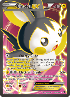 Emolga-EX, XY #143, Pokémon TCG card