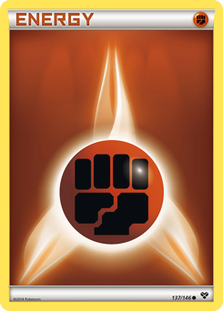 Fighting Energy, XY #137, Pokémon TCG card