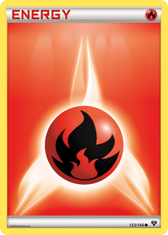 Fire Energy, XY #133, Pokémon TCG card