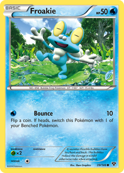 Froakie, XY #39, Pokémon TCG card