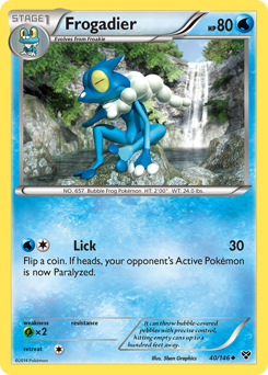 Frogadier, XY #40, Pokémon TCG card