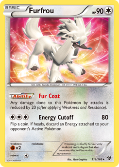 Furfrou, XY #114, Pokémon TCG card