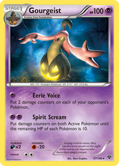 Gourgeist, XY #57, Pokémon TCG card