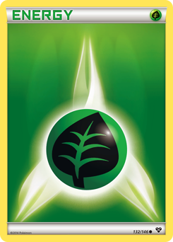 Grass Energy, XY #132, Pokémon TCG card