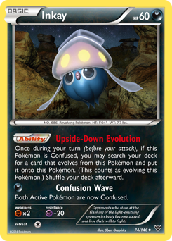 Inkay, XY #74, Pokémon TCG card