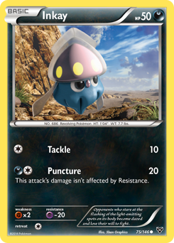 Inkay, XY #75, Pokémon TCG card