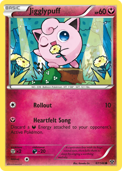 Jigglypuff, XY #87, Pokémon TCG card