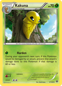 Kakuna, XY #4, Pokémon TCG card