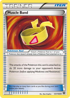 Muscle Band, XY #121, Pokémon TCG card