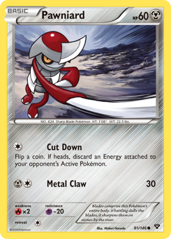 Pawniard, XY #81, Pokémon TCG card