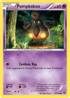 Pumpkaboo, XY #56, Pokémon TCG card