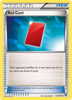 Red Card, XY #124, Pokémon TCG card