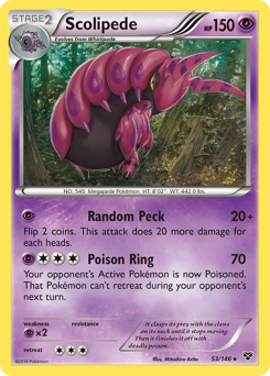 Scolipede, XY #53, Pokémon TCG card