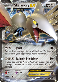 Skarmory-EX, XY #80, Pokémon TCG card