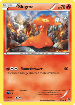 Slugma, XY #20, Pokémon TCG card