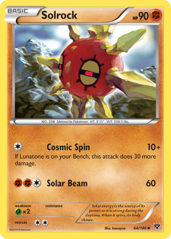 Solrock, XY #64, Pokémon TCG card