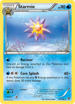 Starmie, XY #34, Pokémon TCG card