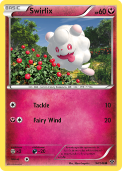 Swirlix, XY #94, Pokémon TCG card
