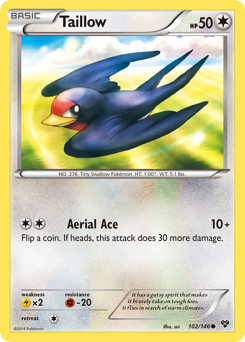 Taillow, XY #102, Pokémon TCG card