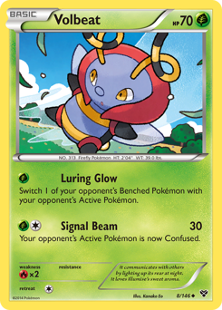 Volbeat, XY #8, Pokémon TCG card