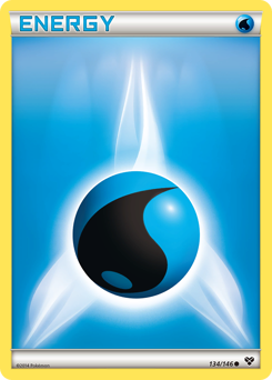 Water Energy, XY #134, Pokémon TCG card