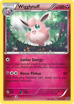 Wigglytuff, XY #89, Pokémon TCG card