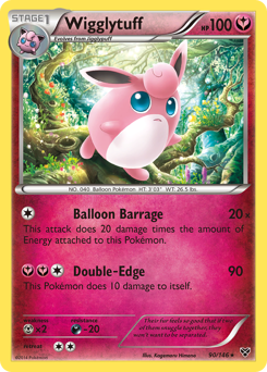 Wigglytuff, XY #90, Pokémon TCG card