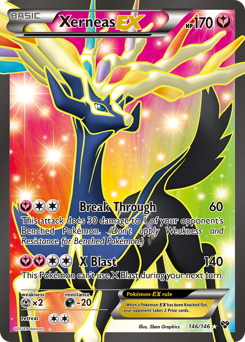 Xerneas-EX, XY #146, Pokémon TCG card
