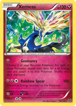 Xerneas, XY #96, Pokémon TCG card